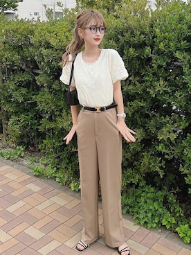 「Ada.（エイダ）のアイテム」を使った、Ada.さん（レディース・166cm）の夏コーディネート