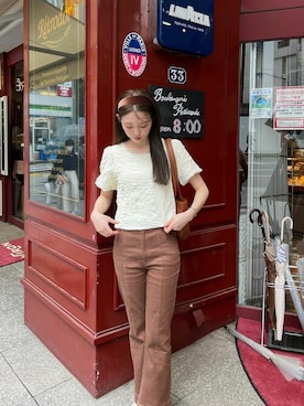 「Ada.（エイダ）のアイテム」を使った、Ada.さん（レディース・160cm）の夏コーディネート