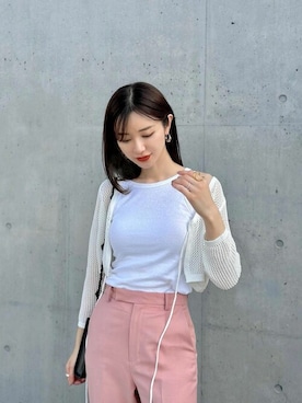 「Ada.（エイダ）のアイテム」を使った、Ada.さん（レディース・168cm）の夏コーディネート