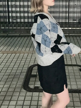 「VIVID LADY（ビビッドレディー）のアイテム」を使った、Ada.さん（レディース・160cm）の秋コーディネート