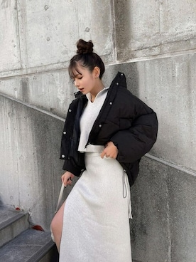 「Ada.（エイダ）のアイテム」を使った、Ada.さん（レディース・157cm）の冬コーディネート