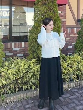 「Ada.（エイダ）のアイテム」を使った、Ada.さん（レディース・156cm）の冬コーディネート