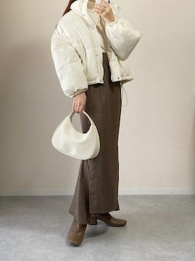 「Ada.（エイダ）のアイテム」を使った、Ada.さん（レディース・158cm）の冬コーディネート