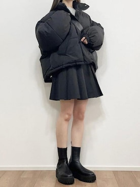 「Ada.（エイダ）のアイテム」を使った、Ada.さん（レディース・155cm）の冬コーディネート