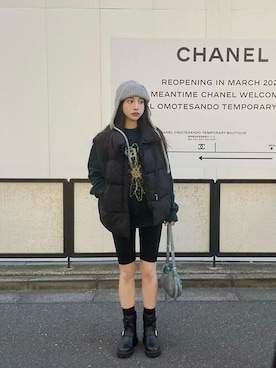 「Ada.（エイダ）のアイテム」を使った、Ada.さん（レディース・161cm）の冬コーディネート
