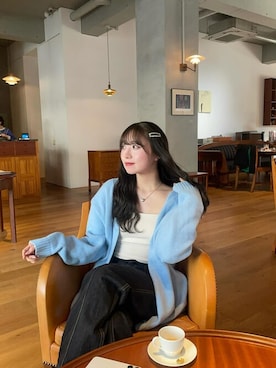 「Ada.（エイダ）のアイテム」を使った、Ada.さん（レディース・156cm）の冬コーディネート