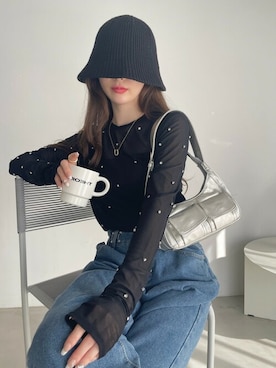 「Ada.（エイダ）のアイテム」を使った、Ada.さん（レディース・161cm）の春コーディネート