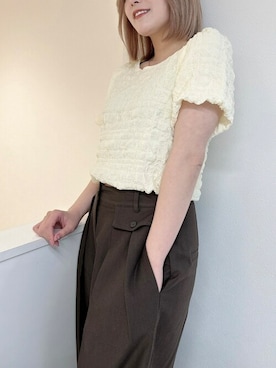 「Ada.（エイダ）のアイテム」を使った、Ada.さん（レディース・160cm）の春コーディネート