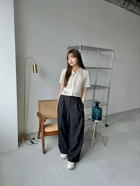 「Ada.（エイダ）のアイテム」を使った、Ada.さん（レディース・160cm）の夏コーディネート