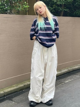 「U.S. Polo Assn.」｜Ada.さん（レディース・165cm）の夏コーディネート