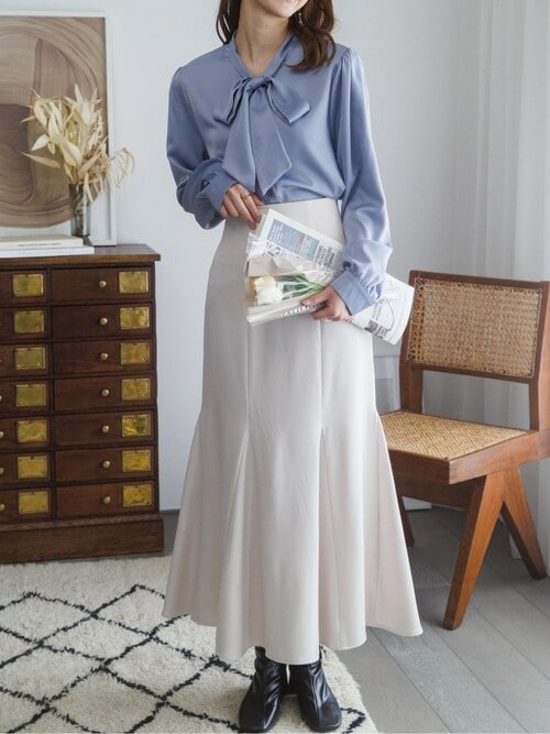 セブンテンバイミホカワヒト ミリタリーボウタイジャケット シャツ