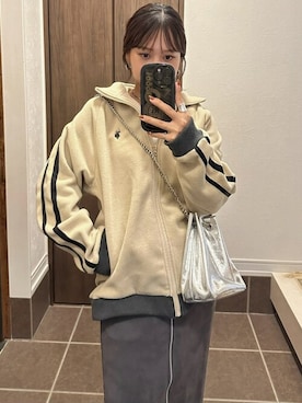「U.S. POLO ASSN.（ユーエスポロアッスン）のアイテム（ブルゾン）」を使った、Ada.さん（レディース・151cm）の秋コーディネート