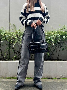 「SHEPP（シープ）のアイテム（トップス）」を使った、Ada.さん（レディース・156cm）の秋コーディネート