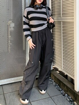 「SHEPP（シープ）のアイテム（トップス）」を使った、Ada.さん（レディース・165cm）の秋コーディネート