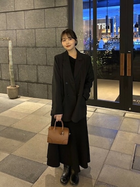 「Ada.（エイダ）のアイテム」を使った、Ada.さん（レディース・160cm）の冬コーディネート