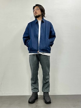 「FREAK'S STORE（フリークスストア）のアイテム（ジャケット/アウター）」を使った、FREAK'S STORE HEAD OFFICE MENさん（メンズ・171cm）の冬コーディネート