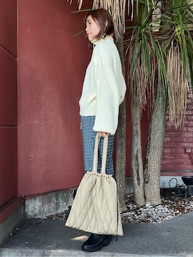 「WEEKEND(ER)（ウィークエンダー）のアイテム」を使った、FREAK'S STORE HEAD OFFICE MENさん（レディース・166cm）の冬コーディネート
