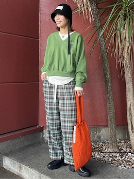「WEEKEND(ER)（ウィークエンダー）のアイテム」を使った、FREAK'S STORE HEAD OFFICE MENさん（レディース・166cm）の冬コーディネート