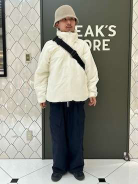 「FREAK'S STORE（フリークスストア）のアイテム（バッグ）」を使った、FREAK'S STORE HEAD OFFICE MENさん（メンズ・165cm）の冬コーディネート