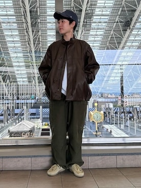 FREAK'S STORE HEAD OFFICE MENさん（レディース・161cm）の冬コーディネート