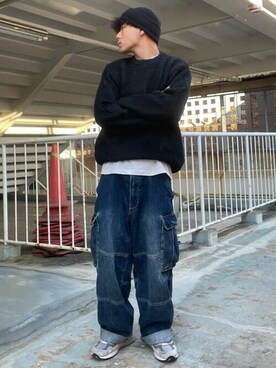 FREAK'S STORE HEAD OFFICE MENさん（メンズ・172cm）の冬コーディネート