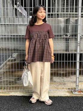 「アイテム（トートバッグ）」を使った、FREAK'S STORE HEAD OFFICE MENさん（メンズ・150cm）の夏コーディネート