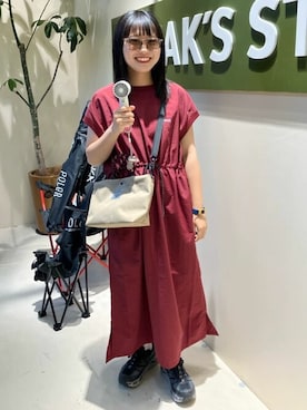 「アイテム（サングラス、ベージュ系）」を使った、FREAK'S STORE HEAD OFFICE MENさん（レディース・155cm）の夏コーディネート