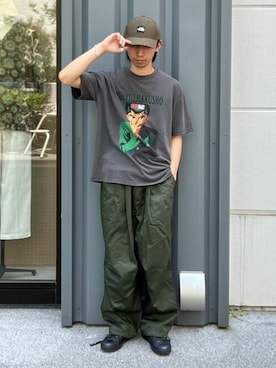 「THE NORTH FACE（ザノースフェイス）のアイテム」を使った、FREAK'S STORE HEAD OFFICE MENさん（メンズ・167cm）の夏コーディネート