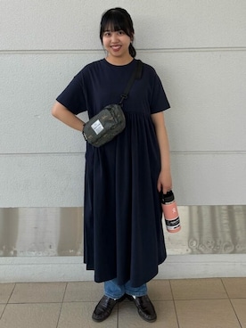 「アイテム（水筒）」を使った、FREAK'S STORE HEAD OFFICE MENさん（レディース・155cm）の夏コーディネート