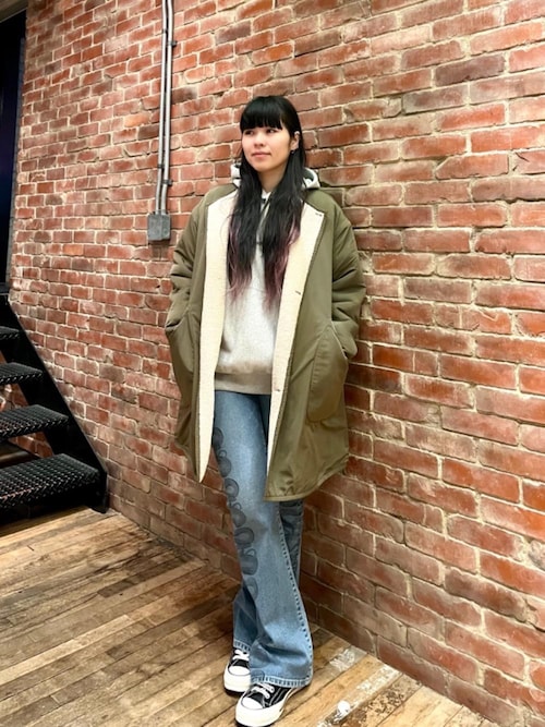 HYSTERIC GLAMOURヒステリックグラマーリバーシブルコート