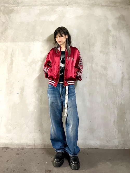 SNAKE LOOP スカジャン（スタジャン）｜HYSTERIC GLAMOUR