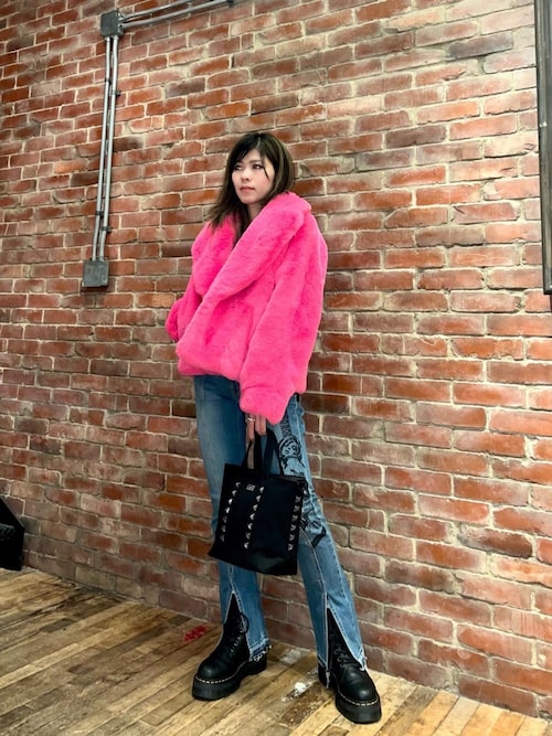 GUITAR GIRL センタースリットデニムパンツ（デニムパンツ）｜HYSTERIC