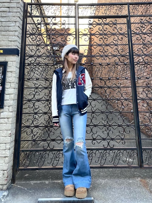 ローライズフレアデニムパンツ（デニムパンツ）｜HYSTERIC GLAMOUR