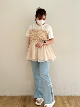 みいぴさん(レディース・153cm)の夏コーディネート