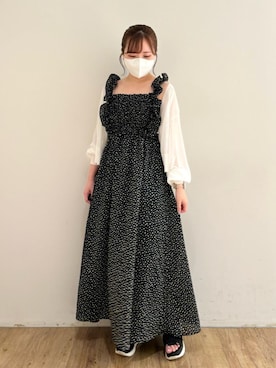 「仙台」｜「アイテム（ワンピース/ドレス）」を使った、みいぴさん（レディース・153cm）の夏コーディネート