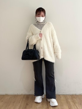 「仙台」｜みいぴさん（レディース・153cm）の冬コーディネート