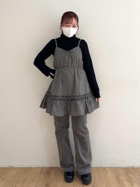 「仙台」｜みいぴさん（レディース・153cm）の冬コーディネート