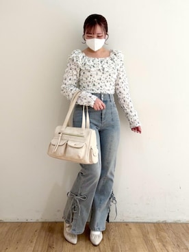「仙台」｜みいぴさん（レディース・153cm）の春コーディネート