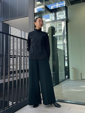 「#ブラック」｜TOMOMIさん（レディース・168cm）の秋コーディネート
