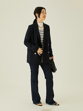 「LEMINOR（ルミノール）のアイテム」を使った、AYAKOさん（レディース・165cm）の夏コーディネート