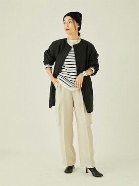 「LEMINOR（ルミノール）のアイテム」を使った、AYAKOさん（レディース・165cm）の秋コーディネート