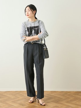 「JOURNAL STANDARD SELECT（ジャーナルスタンダードセレクト）のアイテム」を使った、AYAKOさん（レディース・165cm）の冬コーディネート