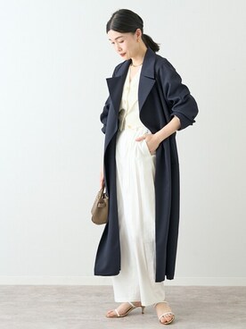 「journal standard L'essage（ジャーナルスタンダードレサージュ）のアイテム（トレンチコート）」を使った、AYAKOさん（レディース・165cm）の春コーディネート