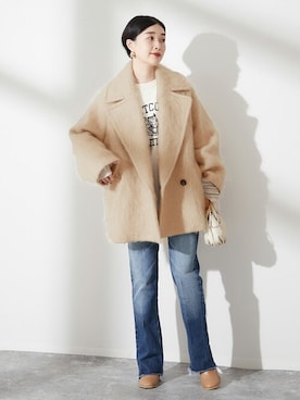 「journal standard L'essage（ジャーナルスタンダードレサージュ）のアイテム（その他アウター）」を使った、AYAKOさん（レディース・165cm）の夏コーディネート