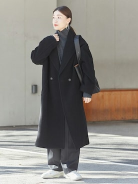 「journal standard L'essage（ジャーナルスタンダードレサージュ）のアイテム（その他アウター）」を使った、AYAKOさん（レディース・165cm）の冬コーディネート