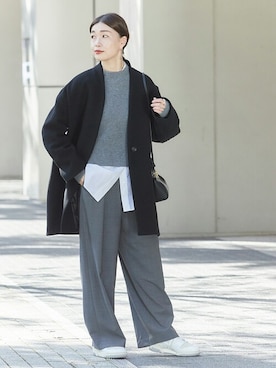 「journal standard L'essage（ジャーナルスタンダードレサージュ）のアイテム（その他アウター）」を使った、AYAKOさん（レディース・165cm）の冬コーディネート