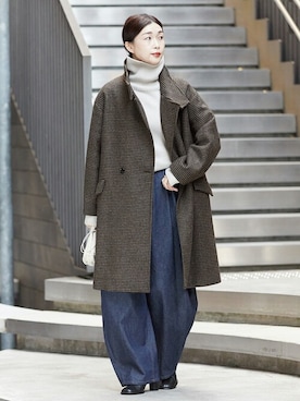 「journal standard L'essage（ジャーナルスタンダードレサージュ）のアイテム（その他アウター）」を使った、AYAKOさん（レディース・165cm）の冬コーディネート