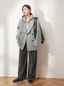 JOURNALSTANDARDL'ESSAGEヘリンボーンジャケットコート 新品 JOURNAL STANDARD L´ESSAGE ヘリンボーンジャケットコート