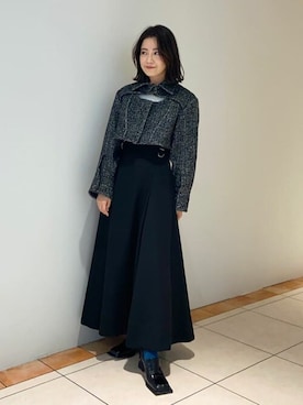 「#今日のコーデ」｜「アイテム（ブルゾン）」を使った、まいまいさん（レディース・158cm）の秋コーディネート