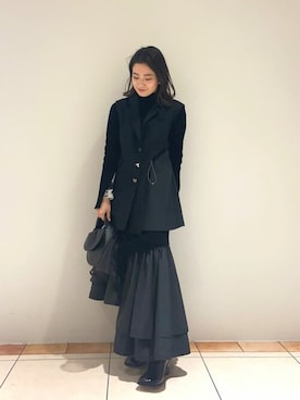 「#オトナカジュアル」｜「アイテム（ジャケット/アウター）」を使った、まいまいさん（レディース・158cm）の秋コーディネート